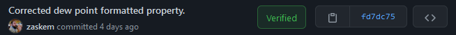 GitHub Verified Commit